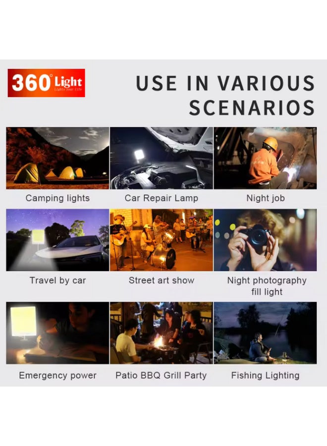 360 Light 360 Waterproof IP67 LED Camping Light, with adhesive magnet, outdoor lighting, operates on 12V DC, suitable for travel and camping. - Image 3